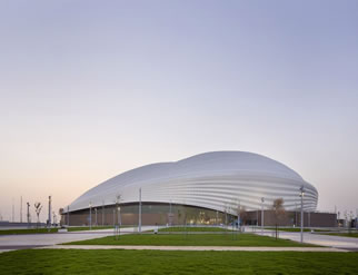 卡塔尔膜结构体育场馆